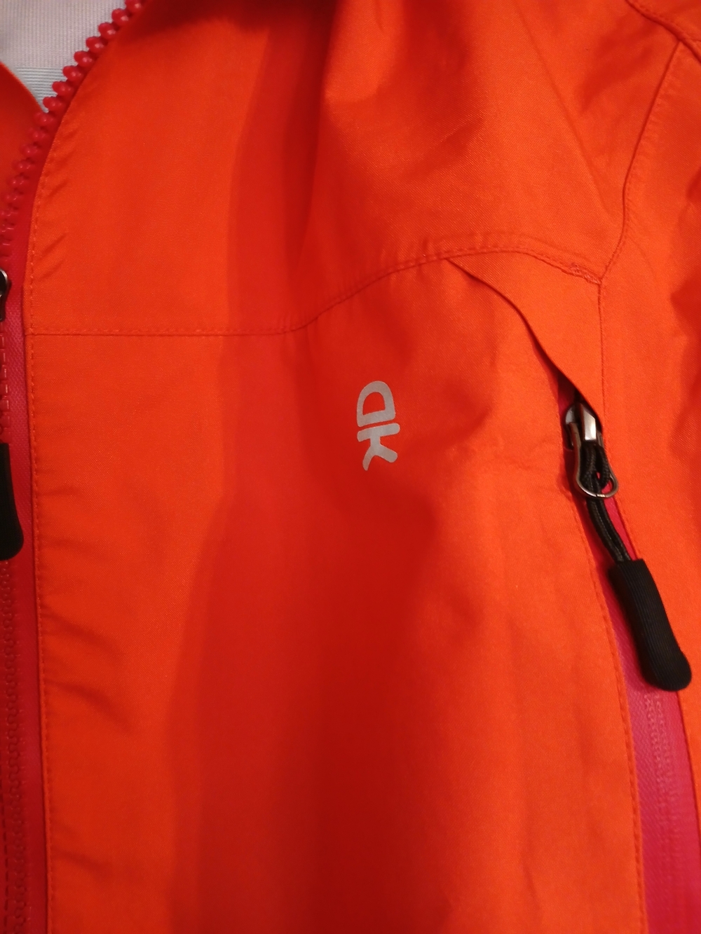 Little donkey Orange Waterproof Shell Jacket - Picture 3 of 4